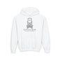 Noir Skull Youth Hoodie - S / White - Kids clothes