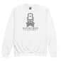 Noir Skull Youth Sweatshirt - White / XS