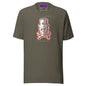 Patch Red Skull T shirt - Army / S - T-Shirts
