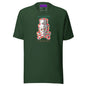 Patch Red Skull T shirt - Forest / S - T-Shirts