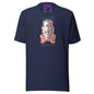 Patch Red Skull T shirt - Navy / S - T-Shirts