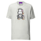 Patch Up Skull T-Shirt - Ash / S - T-Shirts