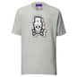 Patch Up Skull T-Shirt - Athletic Heather / S - T-Shirts