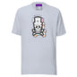 Patch Up Skull T-Shirt - Light Blue / S - T-Shirts