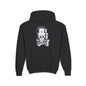 Patch Up Skull Youth Hoodie - S / Black - Kids clothes