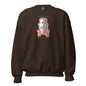 PatchRed Skull Sweatshirt - Dark Chocolate / S