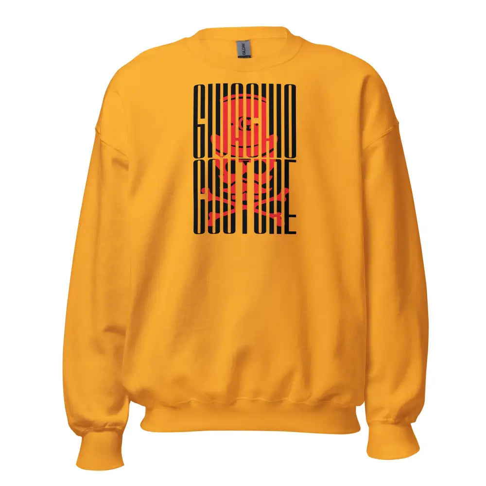 Red Raven Skull Sweatshirt - Gold / S