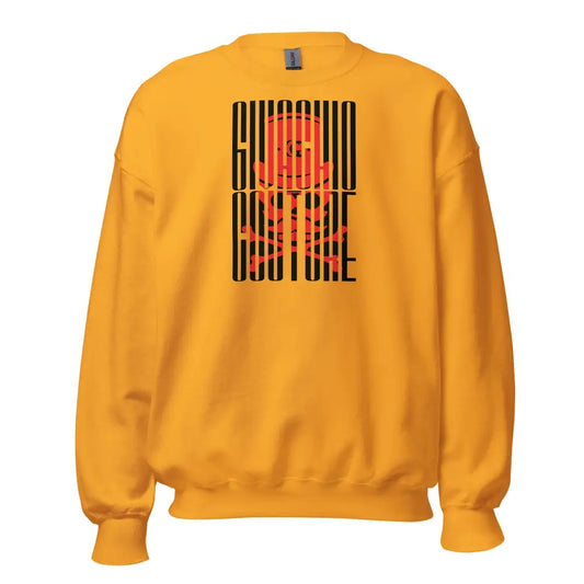 Red Raven Skull Sweatshirt - Gold / S