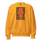 Red Raven Skull Sweatshirt - Gold / S