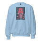 Red Raven Skull Sweatshirt - Light Blue / S