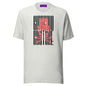 Red Raven Skull T-Shirt - Ash / S - T-Shirts