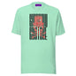 Red Raven Skull T-Shirt - Heather Mint / S - T-Shirts
