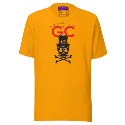 Royal Black Skull T-Shirt - Gold / S - T-Shirts