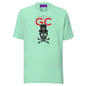 Royal Black Skull T-Shirt - Heather Mint / S - T-Shirts