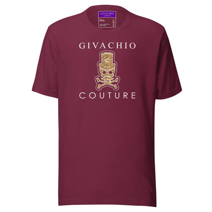 Silvo Skull T-Shirt - Maroon / S - T-Shirts
