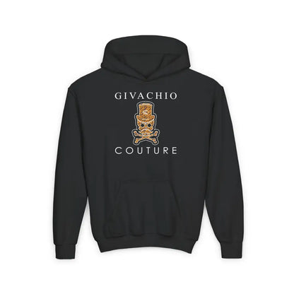 Silvo Skull Youth Hoodie - S / Black - Kids clothes