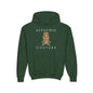 Silvo Skull Youth Hoodie - S / Forest Green - Kids clothes