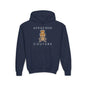 Silvo Skull Youth Hoodie - S / Navy - Kids clothes