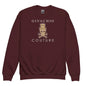 Silvo Skull Youth Sweatshirt - Maroon / XS