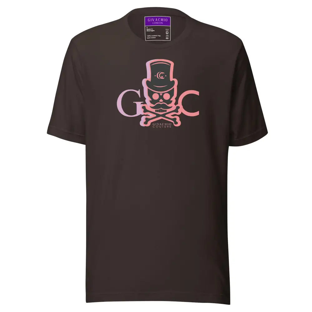 Skull faded T-Shirt - Brown / S - T-Shirts
