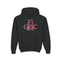 Skull Faded Youth Hoodie - S / Black - Kids clothes