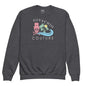 Skull Island Youth Sweatshirt - Dark Heather / XS