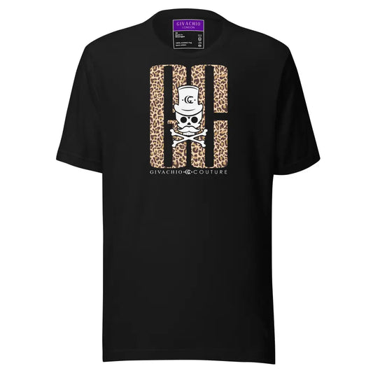 Skull Leapord T-Shirt - Black / XS - T-Shirts