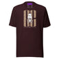 Skull Leapord T-Shirt - Oxblood Black / S - T-Shirts