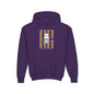 Skull Leopord Youth Hoodie - S / Purple - Kids clothes