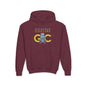 Skullviva Youth Hoodie - S / Maroon - Kids clothes