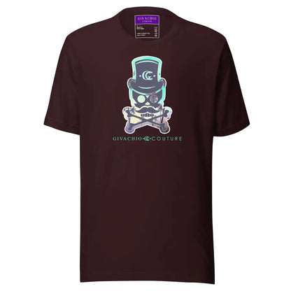 Skyure Skull T-Shirt - Oxblood Black / S - T-Shirts